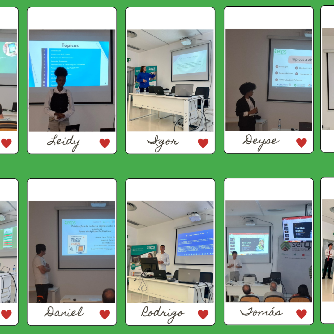 🎓 Apresentações Finais dos Projetos de Aptidão Profissional | Curso de Programador/a de Informática 💻